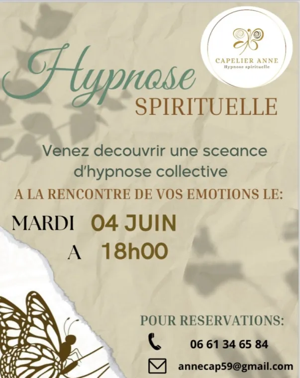 ANNE CAPELIER ATELIER HYPNOSE COLLECTIVE, Valenciennes, Anne Capelier