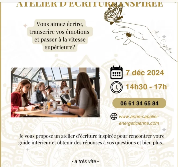 ANNE.CAPELIER.  ÉCRITURE INSPIREE, Valenciennes, Anne Capelier