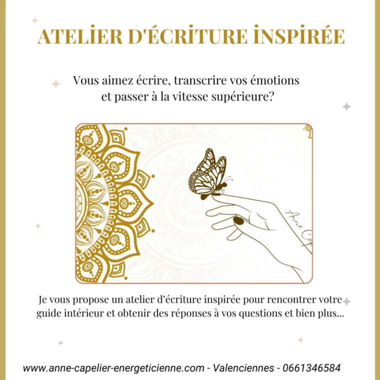 Atelier d'écriture inspirée à Valenciennes, Valenciennes, Anne Capelier